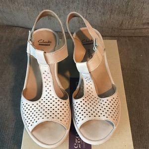 Clark’s wedge sandals